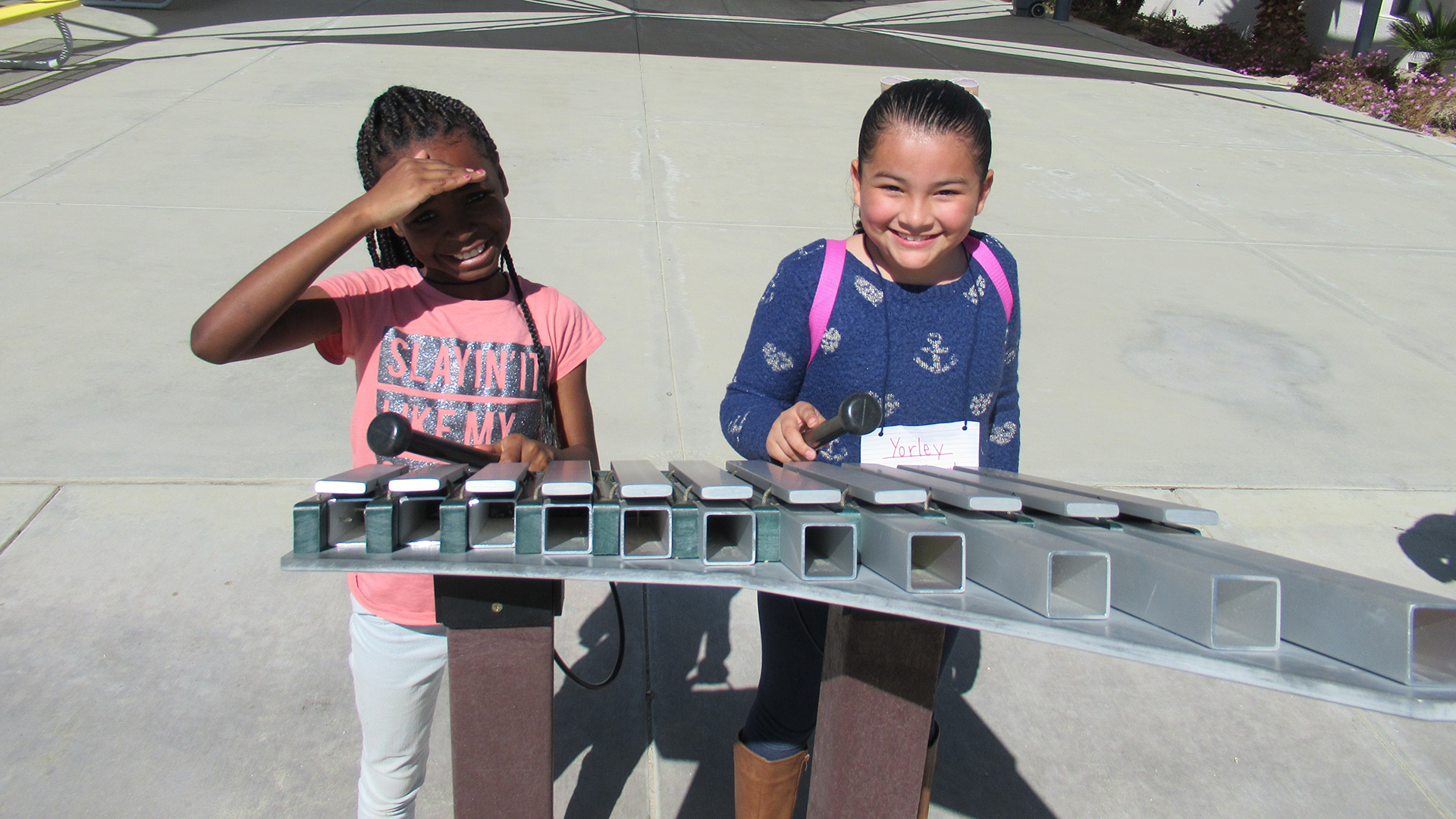 music garden at Children's Discovery Museum of the Desert
