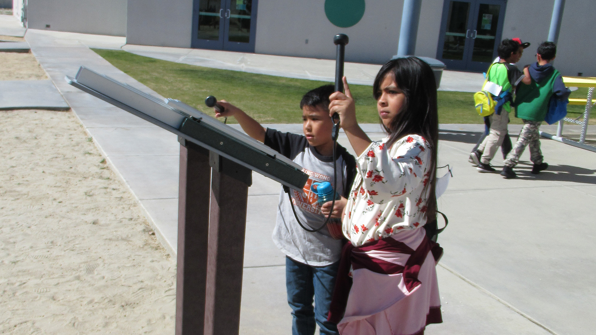 music garden at Children's Discovery Museum of the Desert