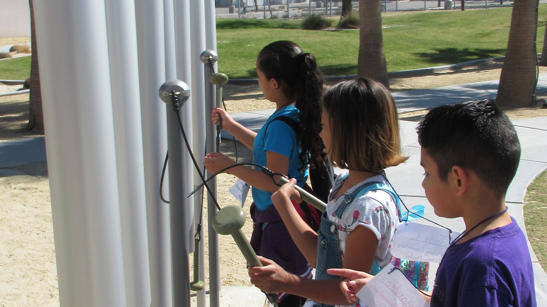 music garden at Children's Discovery Museum of the Desert